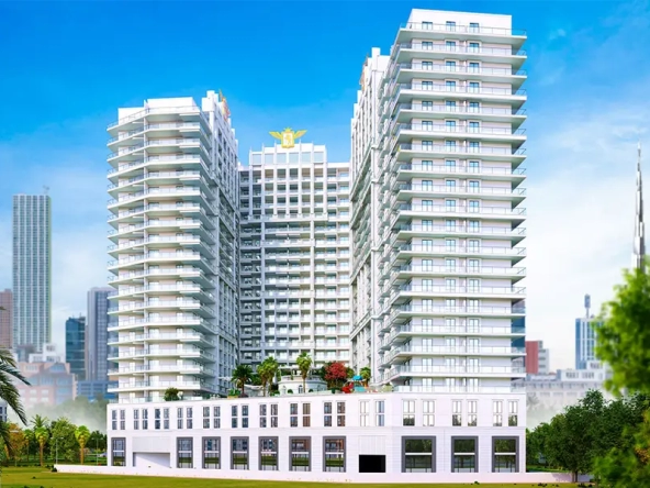 A rendering of Acqua Dimore by Vincitore, an off-plan project in Dubai