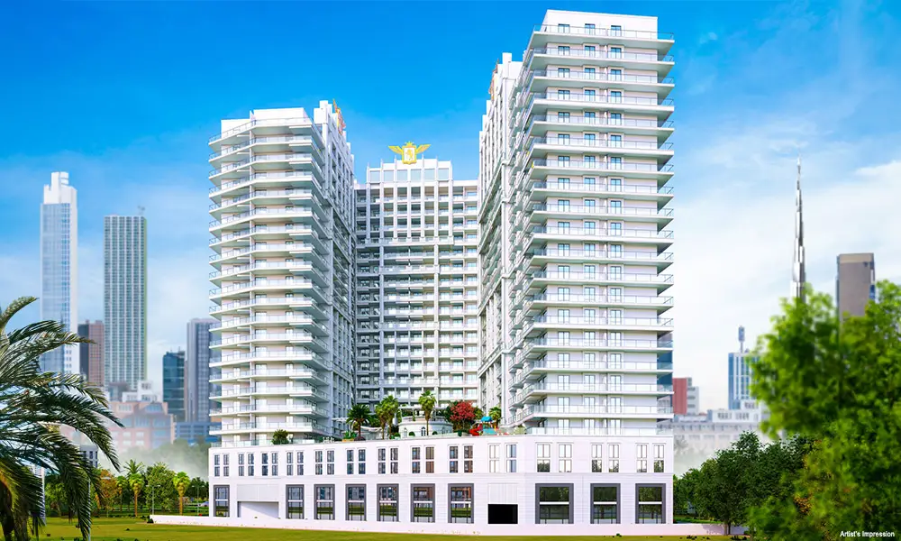 A rendering of Acqua Dimore by Vincitore, an off-plan project in Dubai