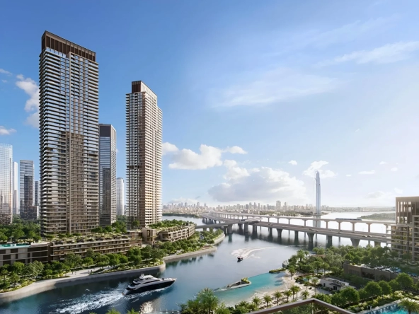 Modern exterior view of ARLO by EMAAR in Dubai Creek Harbour